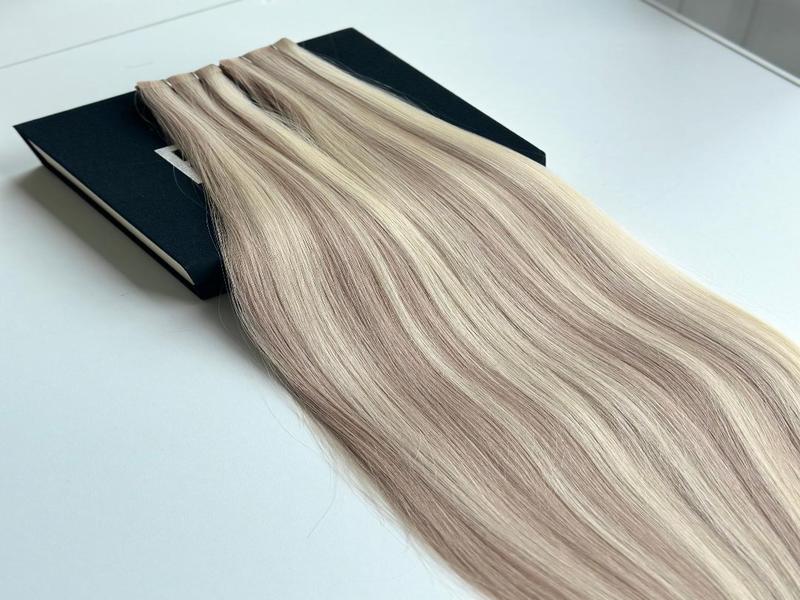 Extensii Invisible Tape Balayage #19/Silver - Extensii de par București